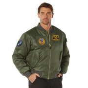 Rothco MA-1 Flight Jacket with Patches LARSON TACTICAL SUPPLY