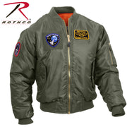Rothco MA-1 Flight Jacket with Patches LARSON TACTICAL SUPPLY