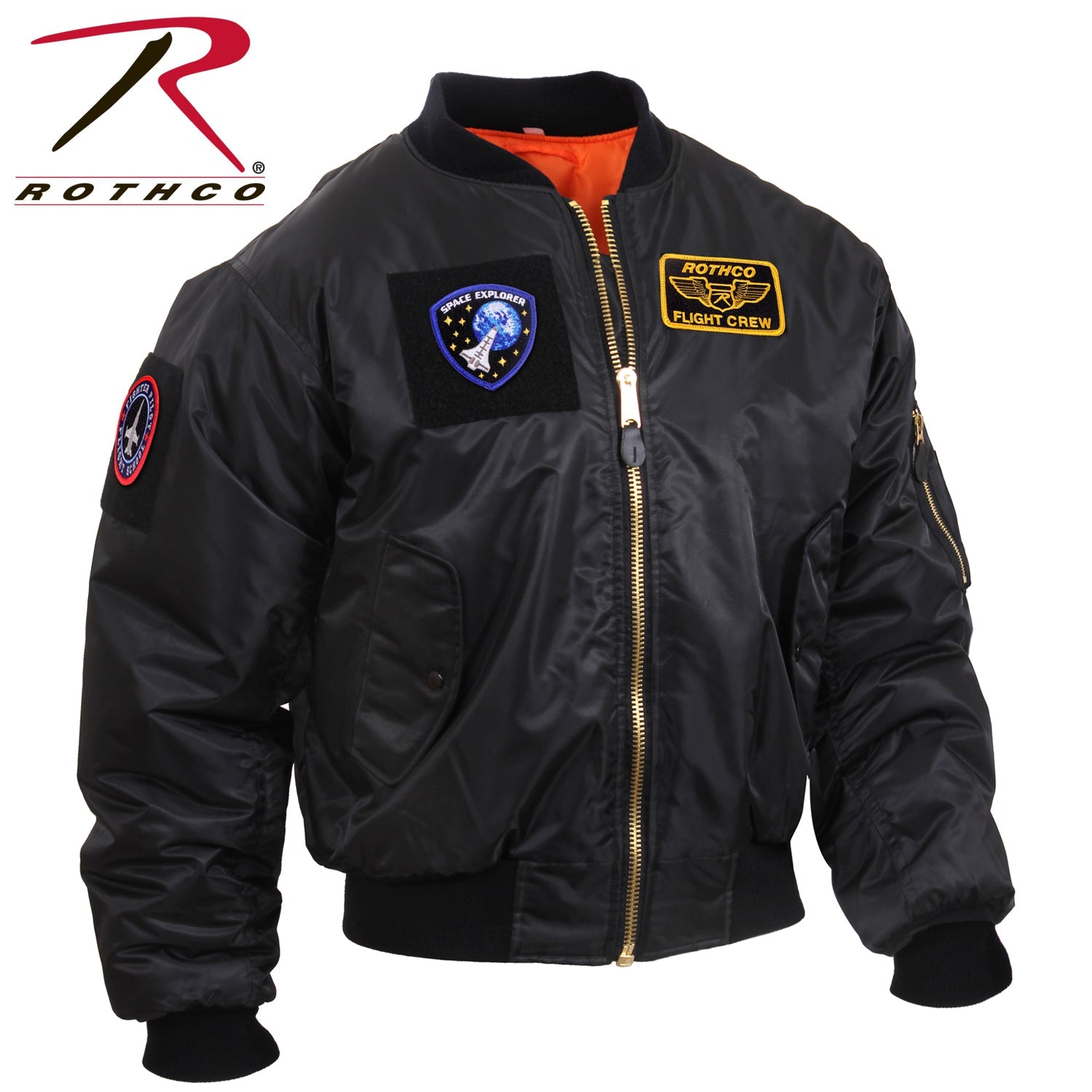 Rothco MA-1 Flight Jacket with Patches LARSON TACTICAL SUPPLY