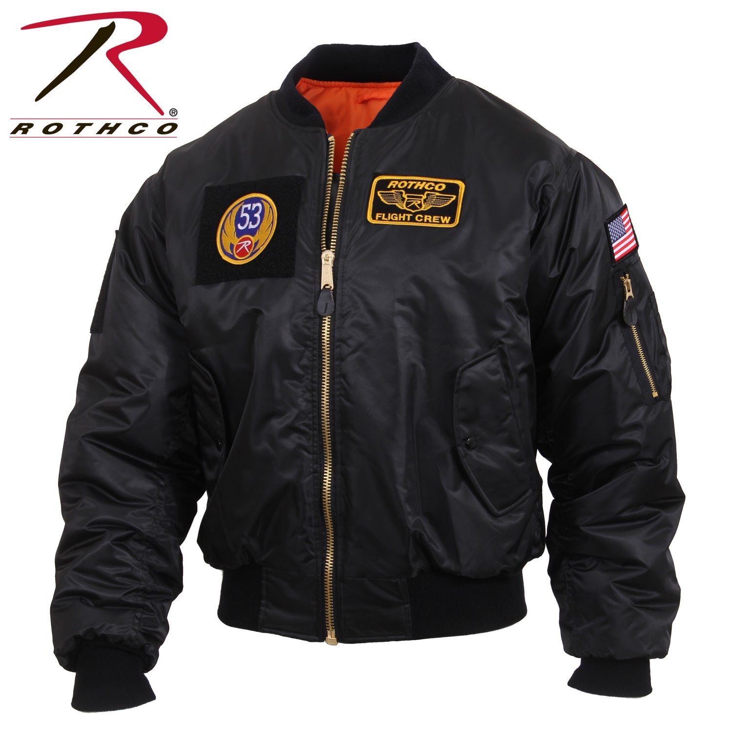 Rothco MA-1 Flight Jacket with Patches LARSON TACTICAL SUPPLY