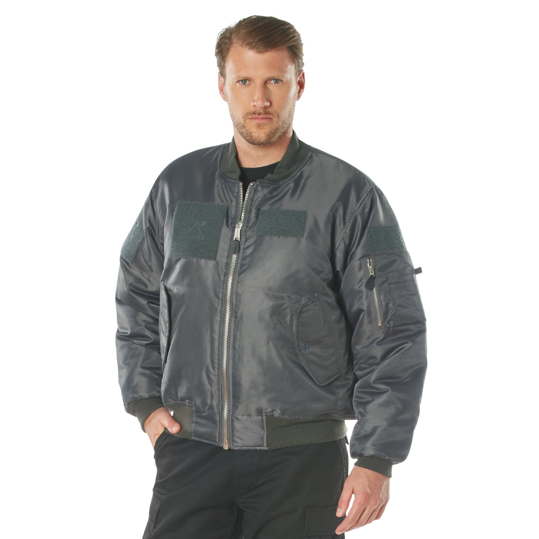 Rothco MA-1 Flight Jacket with Patches LARSON TACTICAL SUPPLY