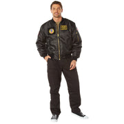 Rothco MA-1 Flight Jacket with Patches LARSON TACTICAL SUPPLY