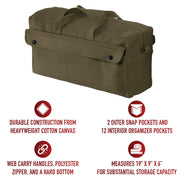 Rothco Canvas Jumbo Mechanic Tool Bag LARSON TACTICAL SUPPLY