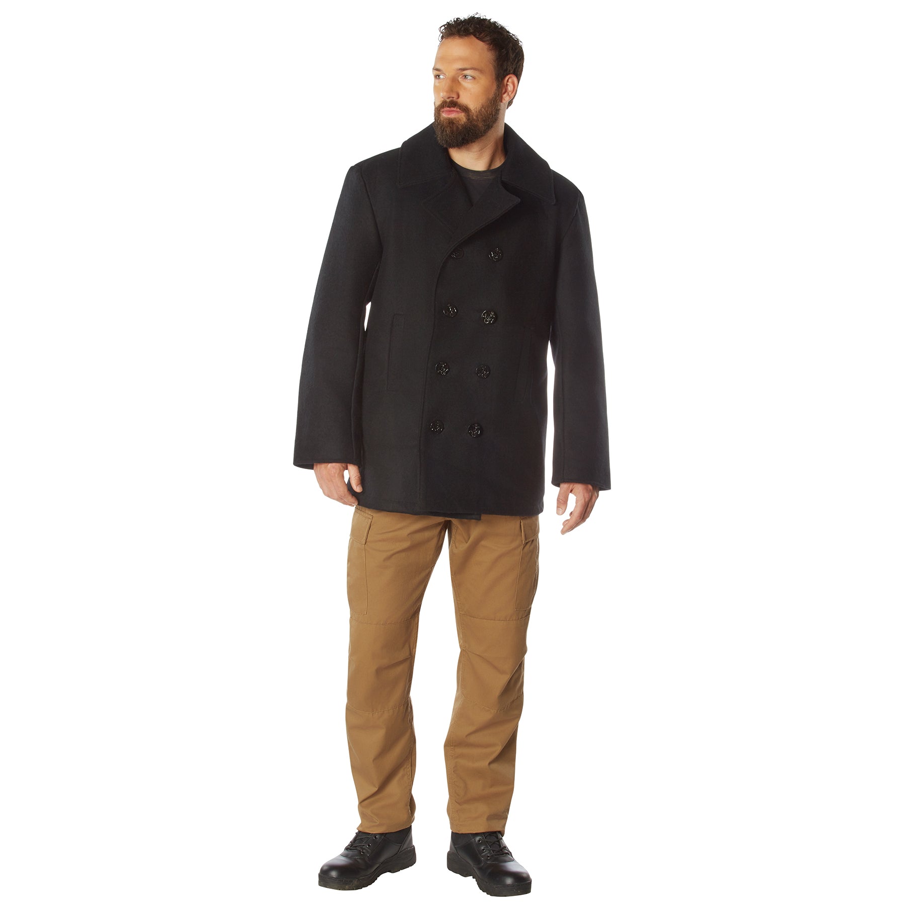 Rothco Wool Pea Coat LARSON TACTICAL SUPPLY