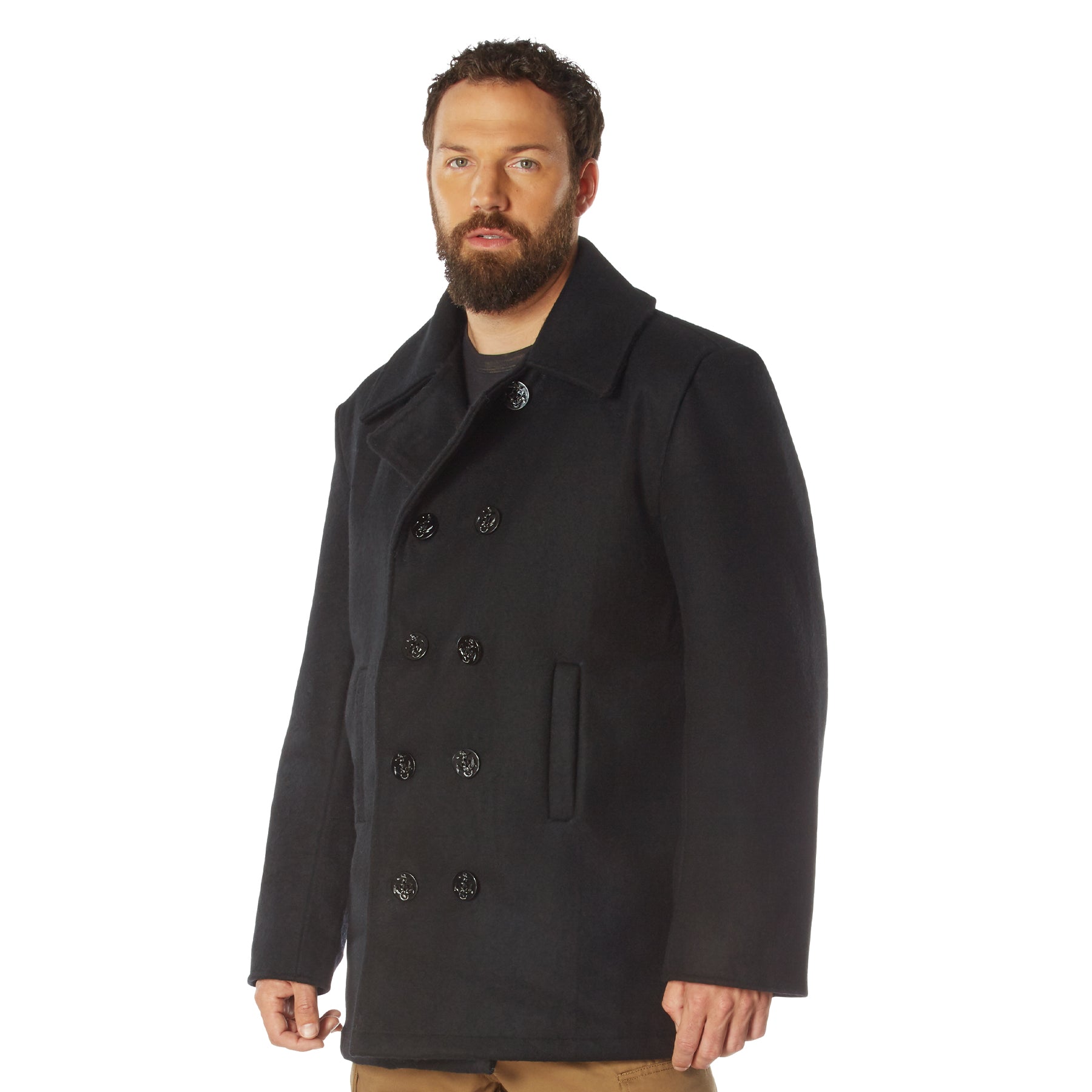 Rothco Wool Pea Coat LARSON TACTICAL SUPPLY