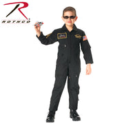 Rothco Kid's Flight Coverall With Patches - Olive Drab LARSON TACTICAL SUPPLY