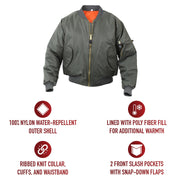 Rothco Kids MA-1 Flight Jackets LARSON TACTICAL SUPPLY