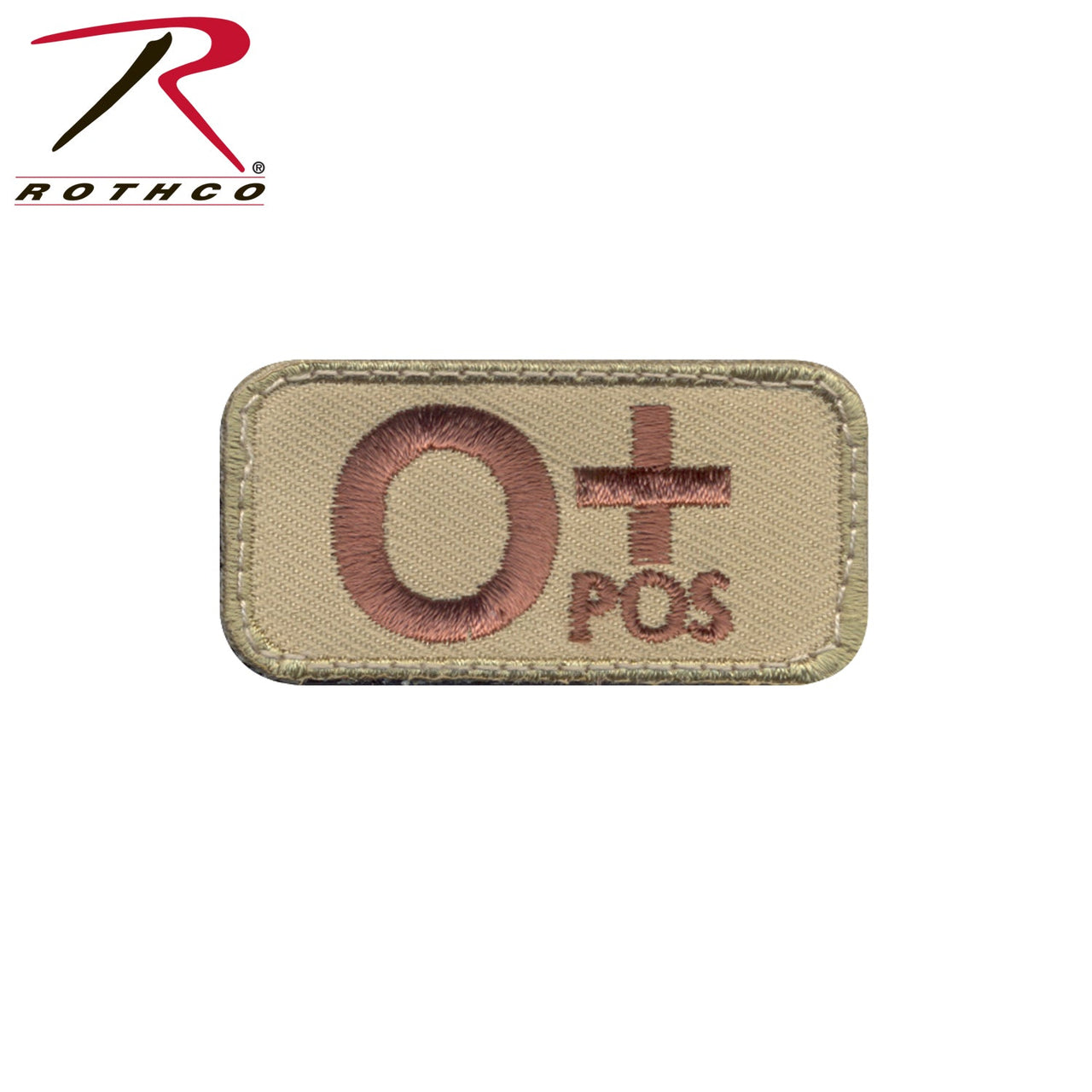 Rothco O Positive Blood Type Morale Patch LARSON TACTICAL SUPPLY
