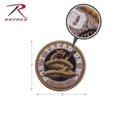 Rothco Don't Tread On Me Round Morale Patch LARSON TACTICAL SUPPLY