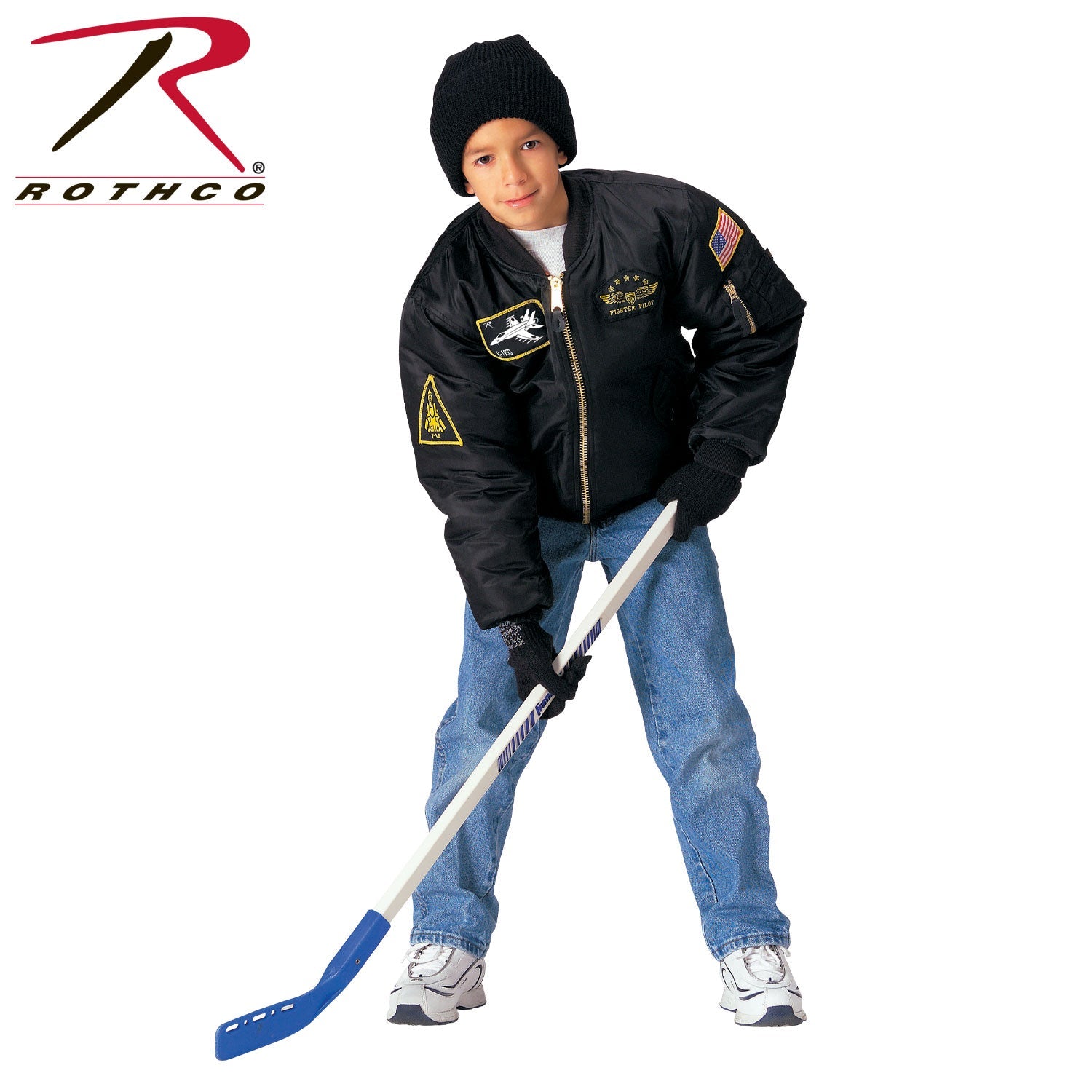 Rothco Kids Flight Jacket With Patches LARSON TACTICAL SUPPLY