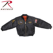 Rothco Kids Flight Jacket With Patches LARSON TACTICAL SUPPLY