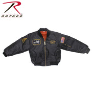 Rothco Kids Flight Jacket With Patches LARSON TACTICAL SUPPLY