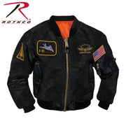 Rothco Kids Flight Jacket With Patches LARSON TACTICAL SUPPLY