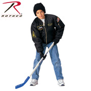 Rothco Kids Flight Jacket With Patches LARSON TACTICAL SUPPLY