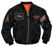 Rothco Kids Flight Jacket With Patches LARSON TACTICAL SUPPLY