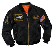 Rothco Kids Flight Jacket With Patches LARSON TACTICAL SUPPLY
