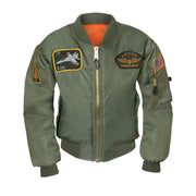 Rothco Kids Flight Jacket With Patches LARSON TACTICAL SUPPLY