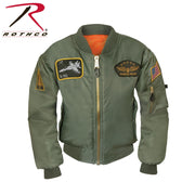 Rothco Kids Flight Jacket With Patches LARSON TACTICAL SUPPLY