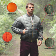 Rothco Quilted MA-1 Flight Jacket LARSON TACTICAL SUPPLY