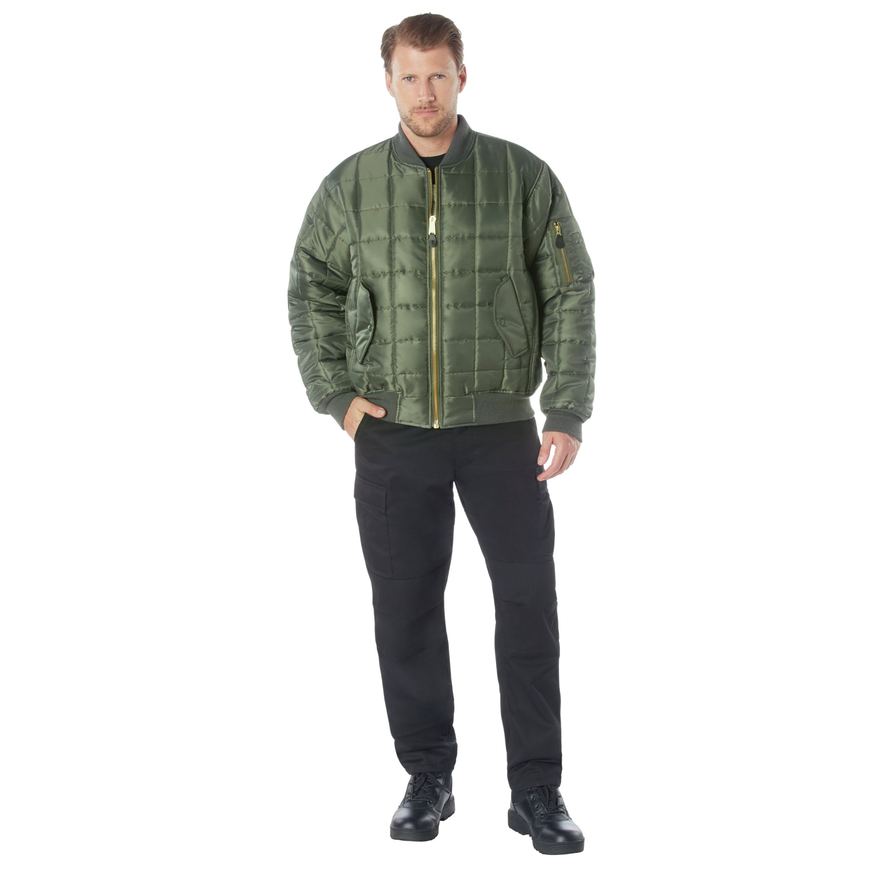 Rothco Quilted MA-1 Flight Jacket LARSON TACTICAL SUPPLY