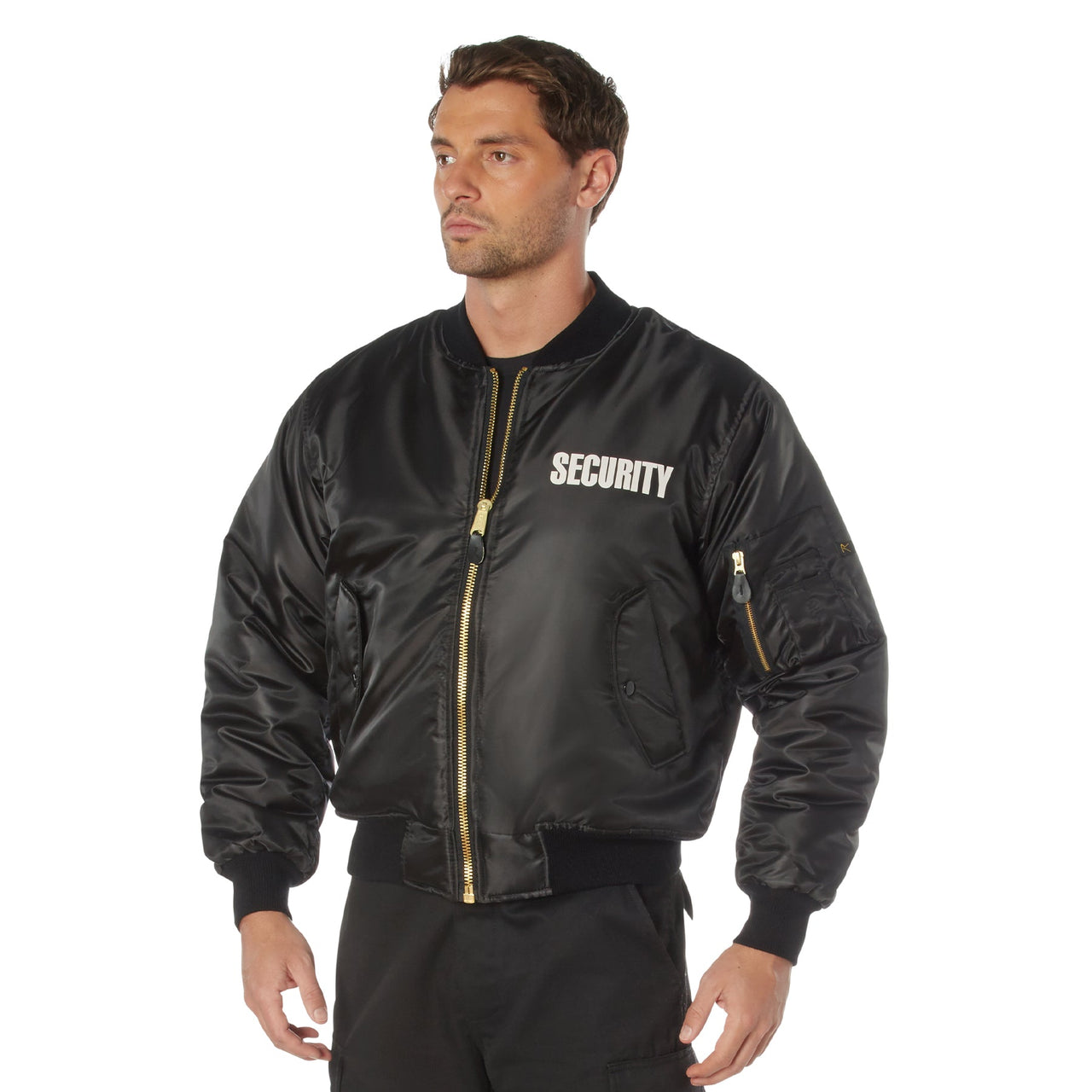 Rothco MA-1 Flight Jacket with Security Print LARSON TACTICAL SUPPLY
