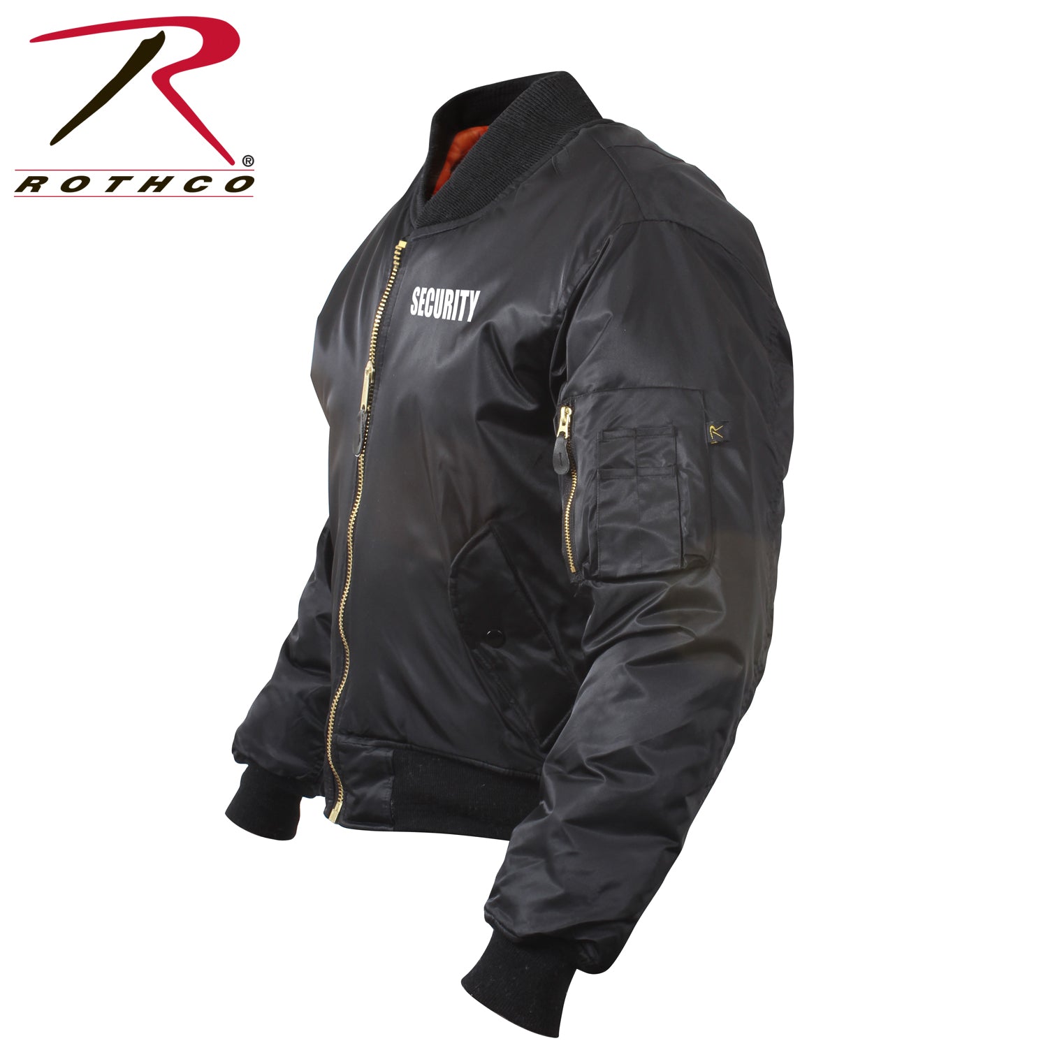 Rothco MA-1 Flight Jacket with Security Print LARSON TACTICAL SUPPLY