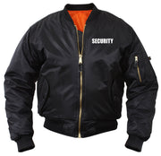 Rothco MA-1 Flight Jacket with Security Print LARSON TACTICAL SUPPLY