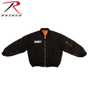 Rothco MA-1 Flight Jacket with Security Print LARSON TACTICAL SUPPLY