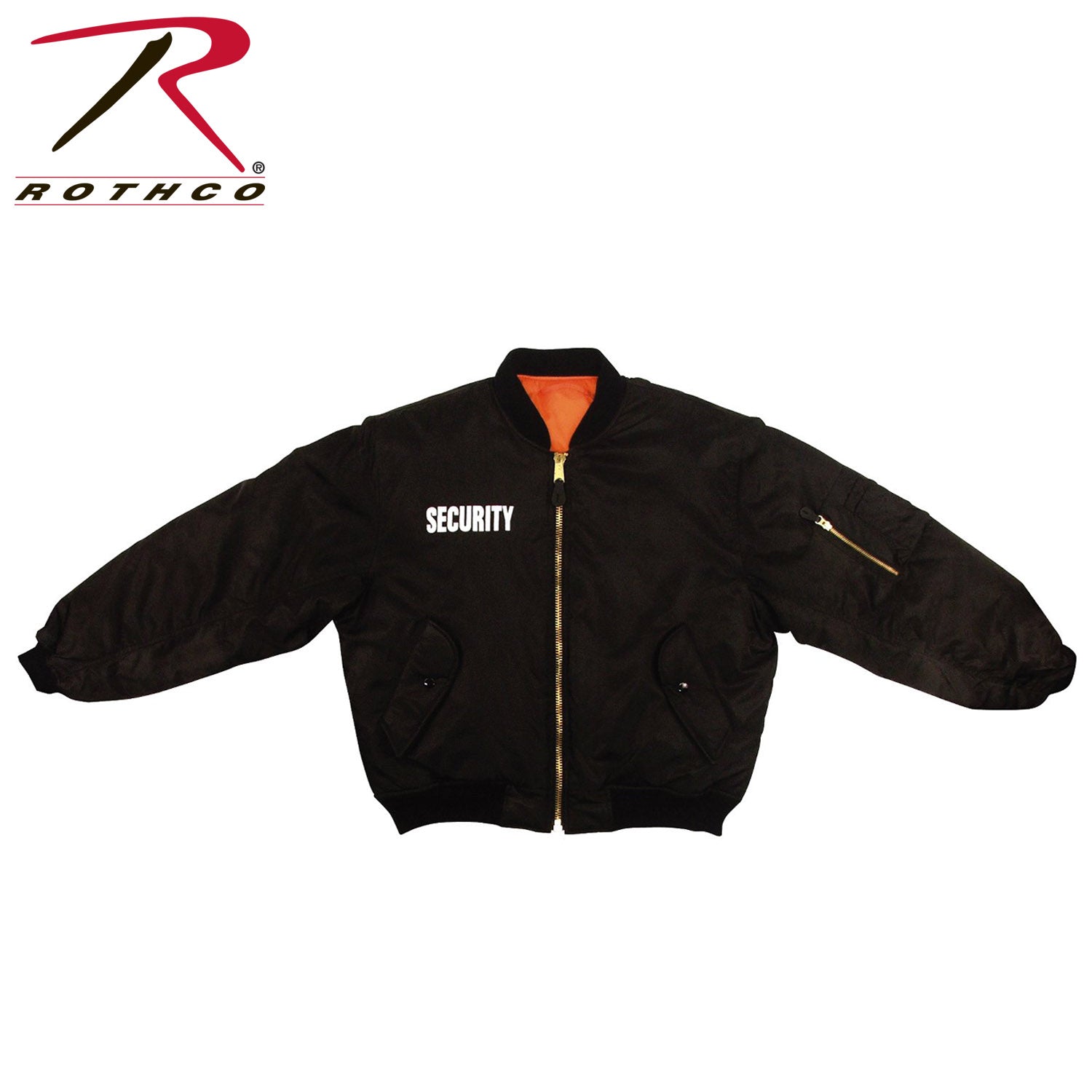 Rothco MA-1 Flight Jacket with Security Print LARSON TACTICAL SUPPLY