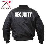 Rothco MA-1 Flight Jacket with Security Print LARSON TACTICAL SUPPLY