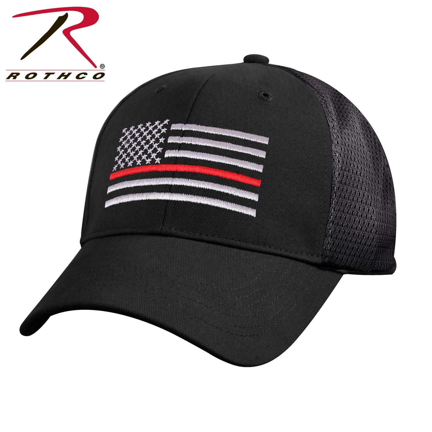Rothco Mesh Back Thin Red Line Tactical Cap LARSON TACTICAL SUPPLY