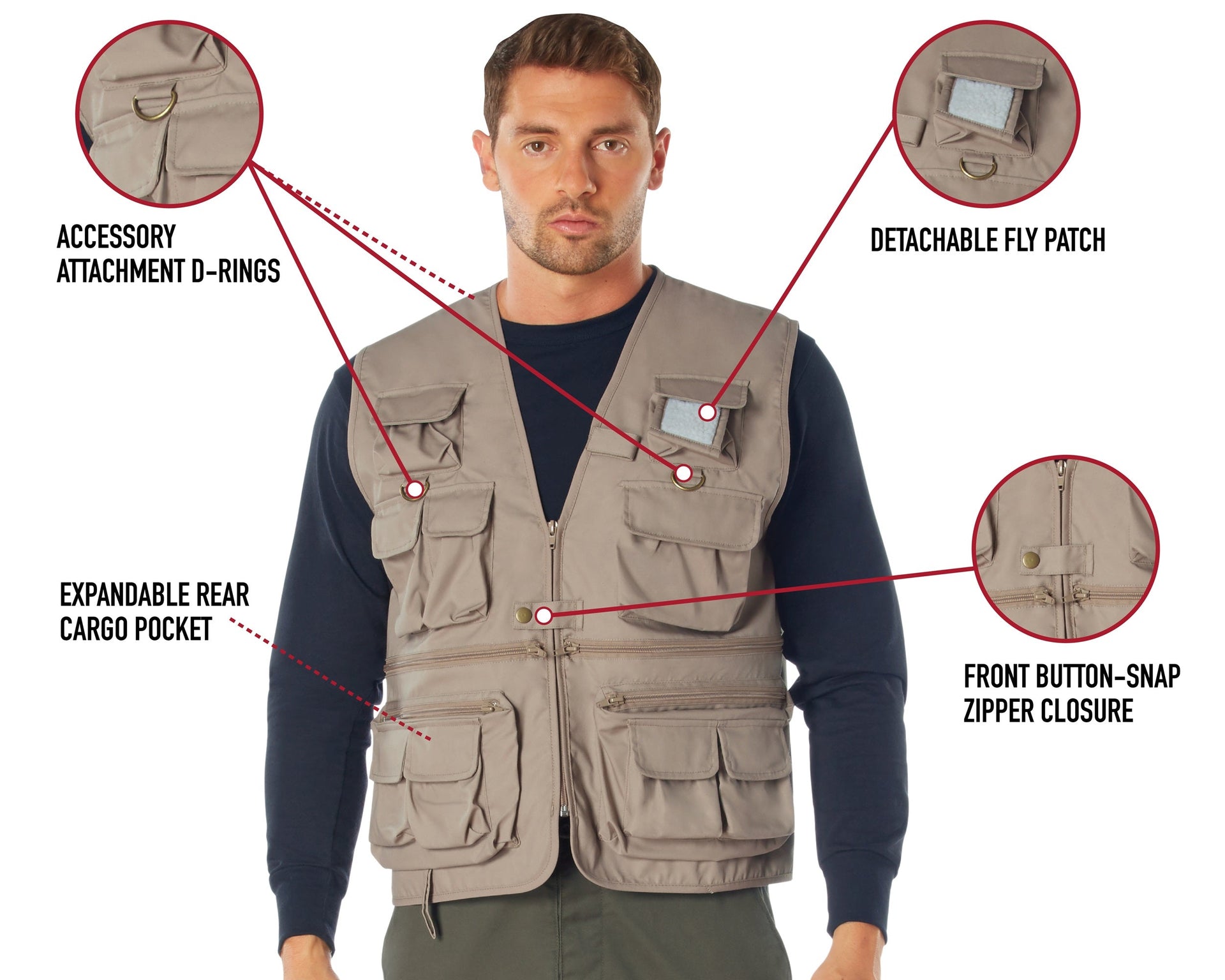 Rothco Uncle Milty Travel Vest LARSON TACTICAL SUPPLY