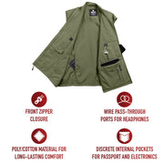 Rothco Undercover Travel Vest LARSON TACTICAL SUPPLY