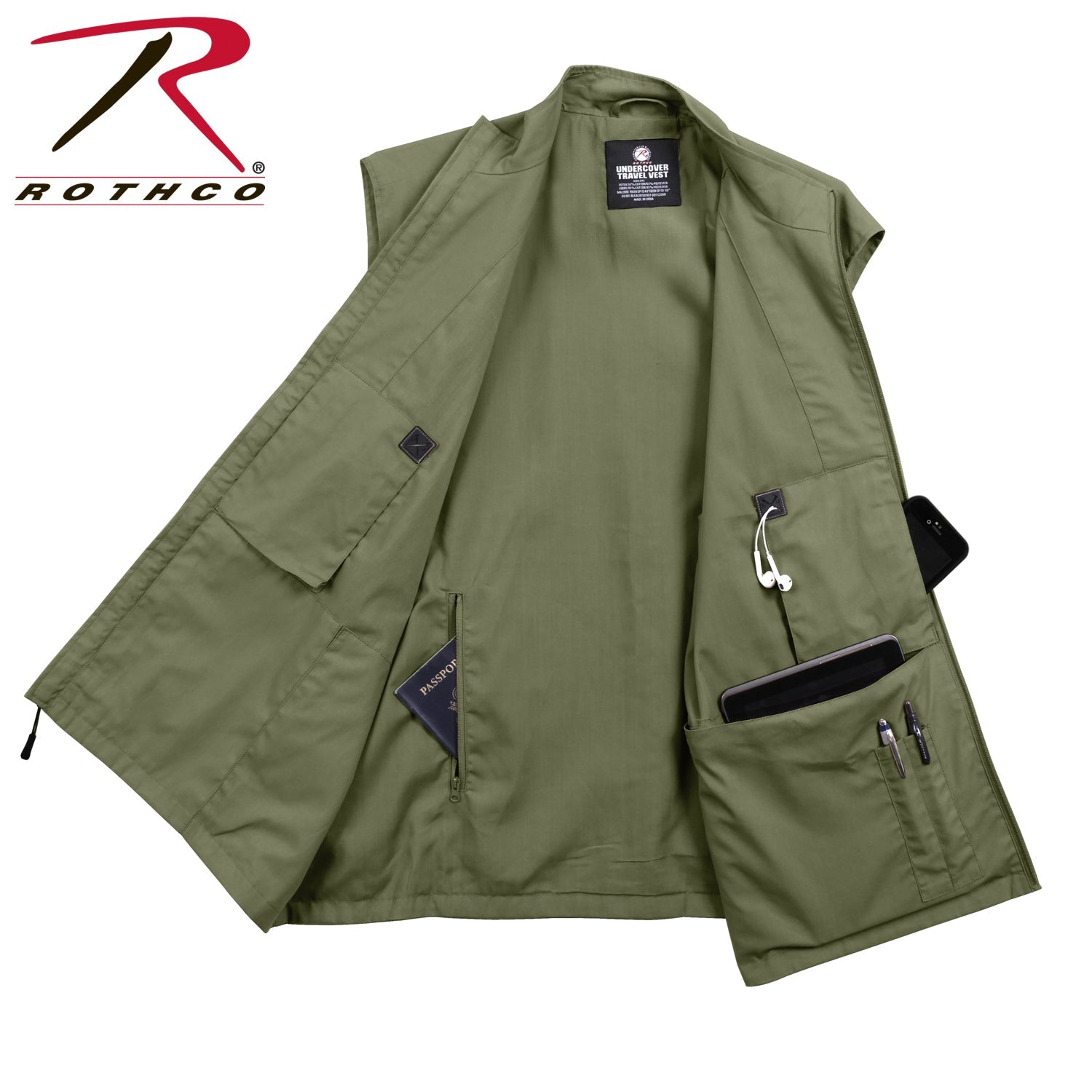 Rothco Undercover Travel Vest LARSON TACTICAL SUPPLY