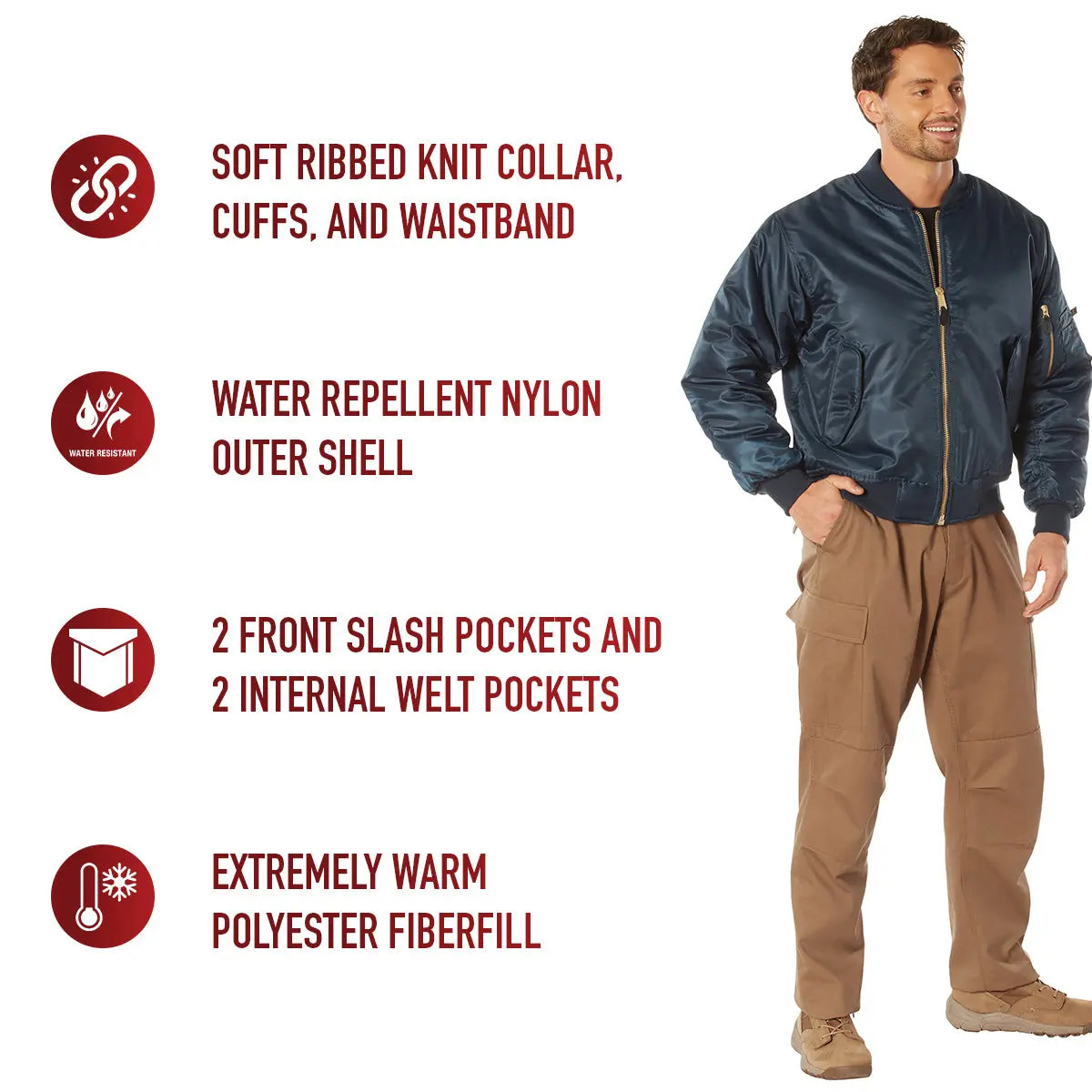 Rothco MA-1 Flight Jacket LARSON TACTICAL SUPPLY