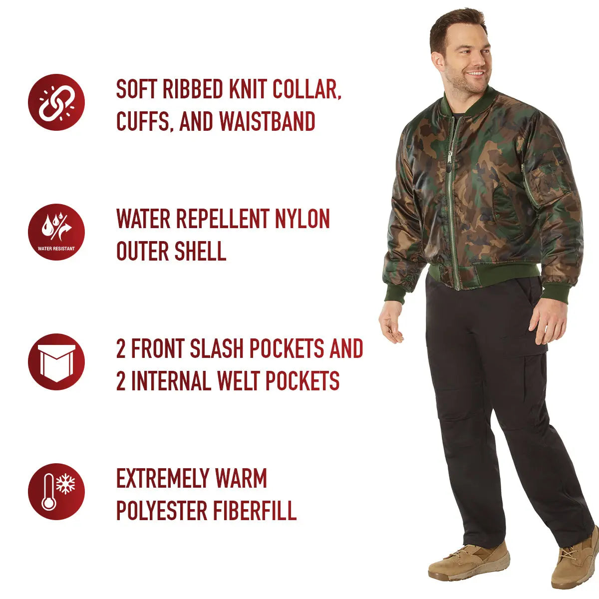 Rothco MA-1 Flight Jacket LARSON TACTICAL SUPPLY