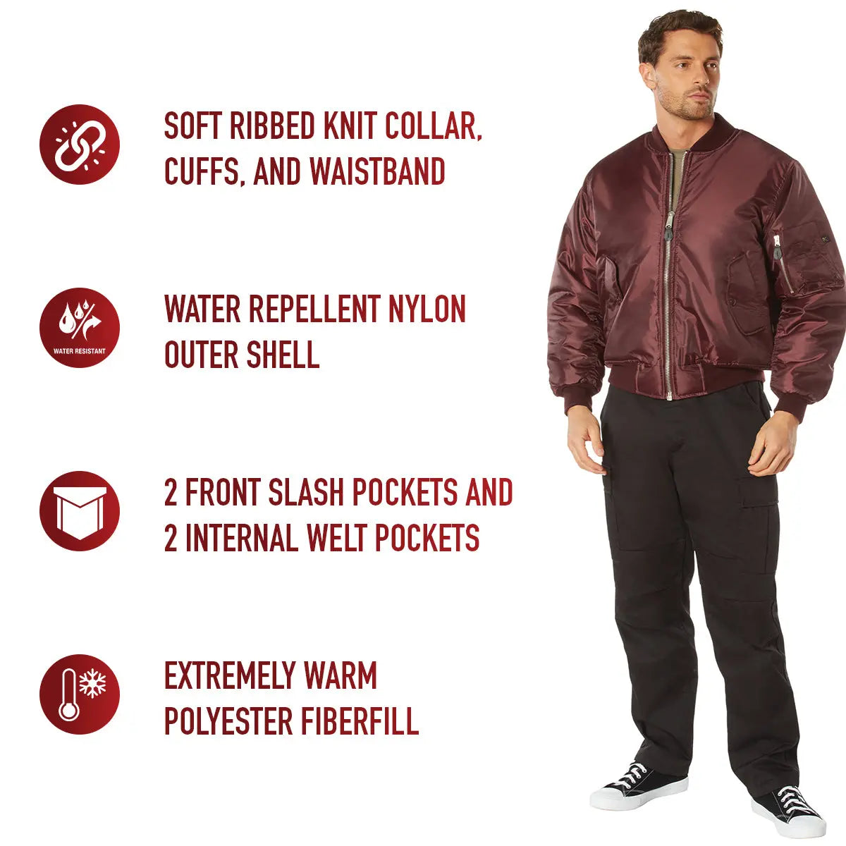 Rothco MA-1 Flight Jacket LARSON TACTICAL SUPPLY