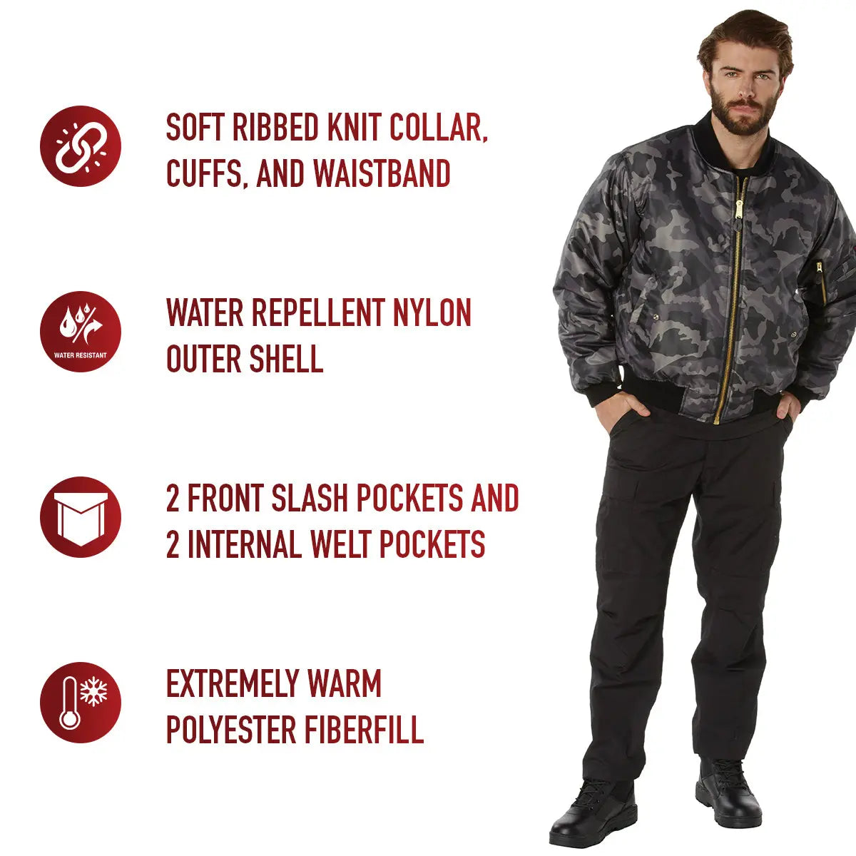 Rothco MA-1 Flight Jacket LARSON TACTICAL SUPPLY