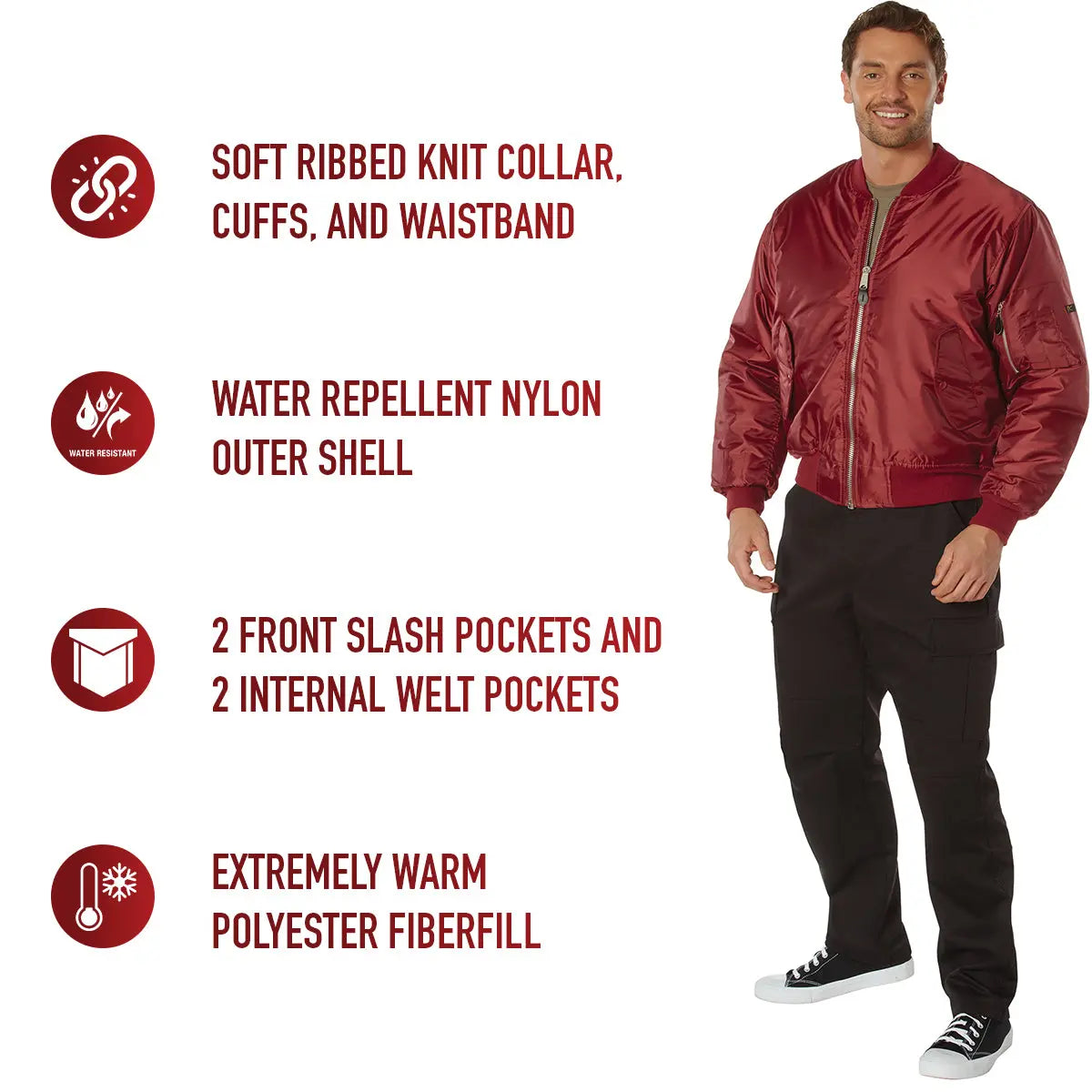 Rothco MA-1 Flight Jacket LARSON TACTICAL SUPPLY