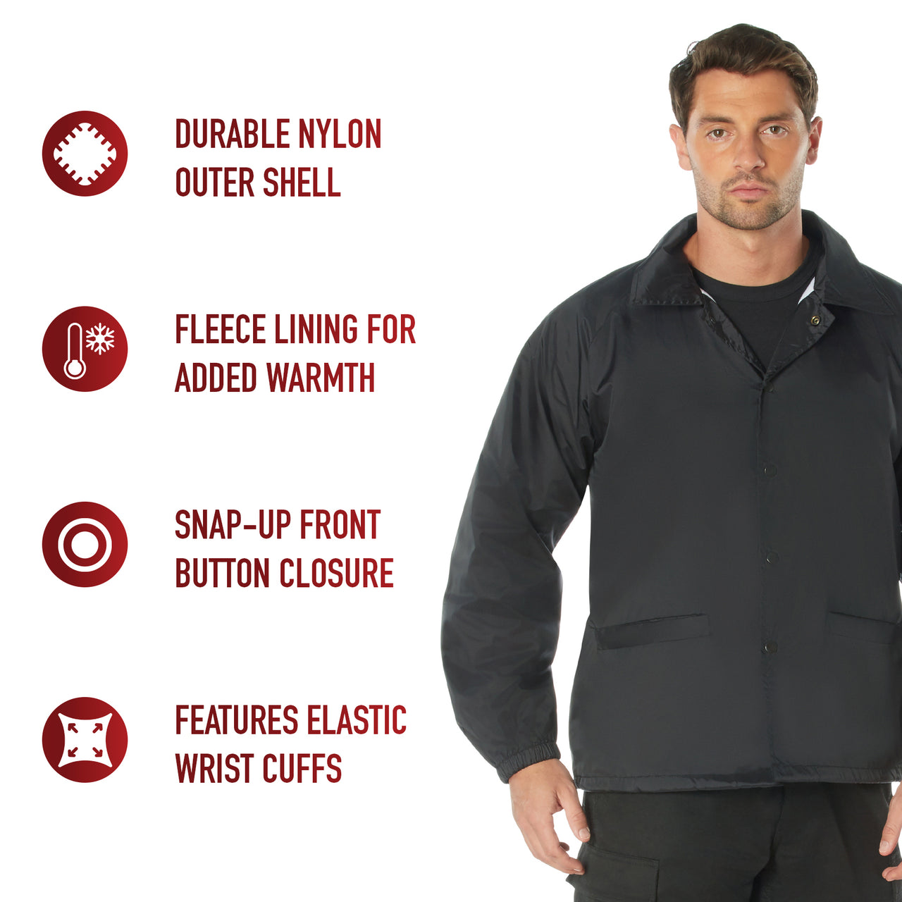 Rothco Lined Coaches Security Jacket