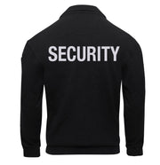 Rothco Security 1/4 Zip Job Shirt - Black LARSON TACTICAL SUPPLY