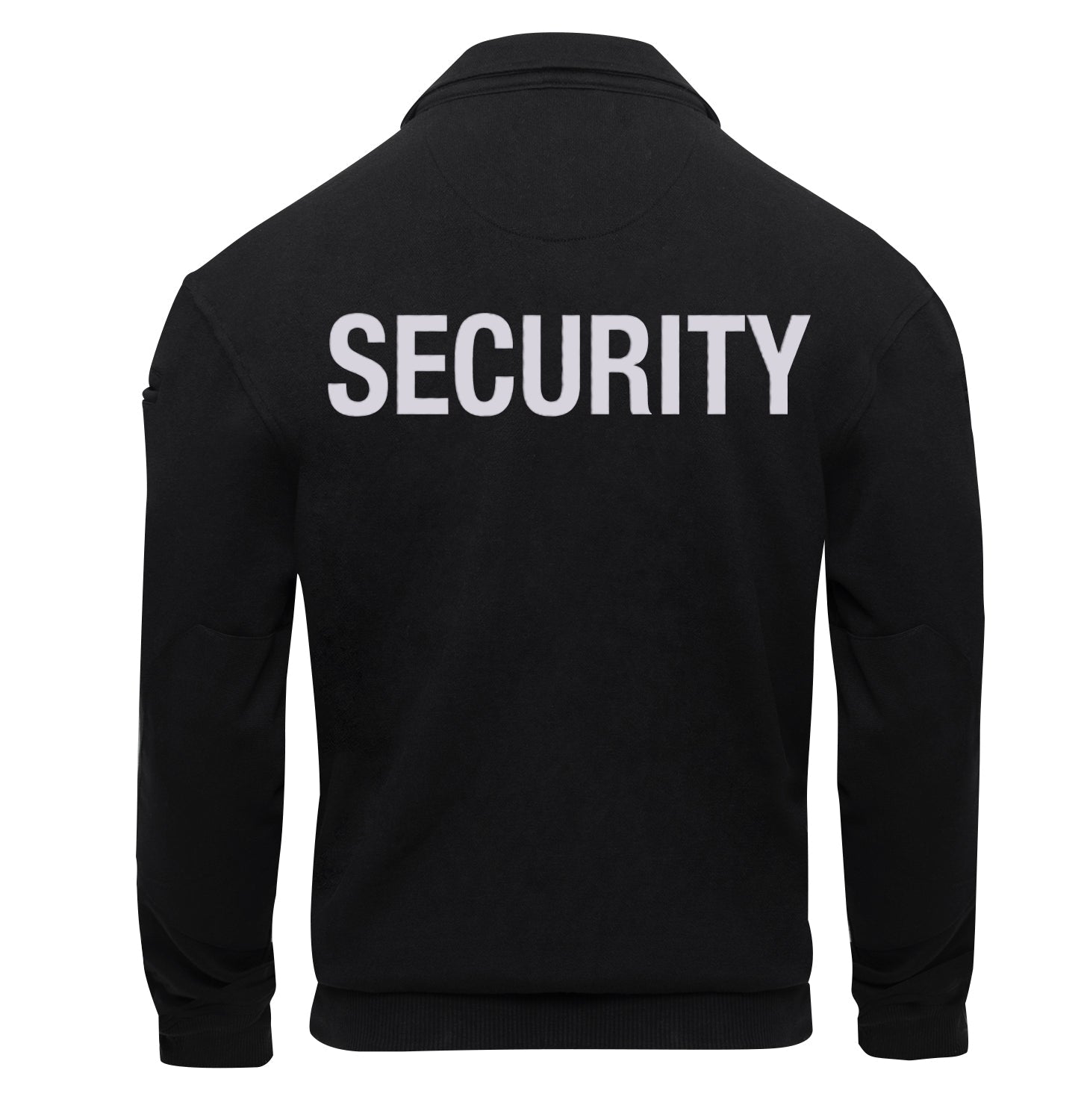 Rothco Security 1/4 Zip Job Shirt - Black LARSON TACTICAL SUPPLY
