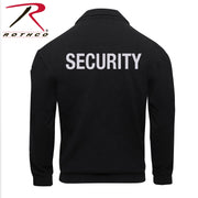Rothco Security 1/4 Zip Job Shirt - Black LARSON TACTICAL SUPPLY