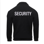 Rothco Security 1/4 Zip Job Shirt - Black LARSON TACTICAL SUPPLY
