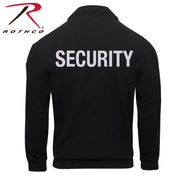 Rothco Security 1/4 Zip Job Shirt - Black LARSON TACTICAL SUPPLY