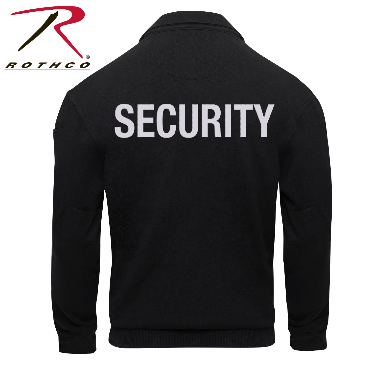 Rothco Security 1/4 Zip Job Shirt - Black LARSON TACTICAL SUPPLY