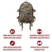 Rothco Large Camo Transport Pack LARSON TACTICAL SUPPLY