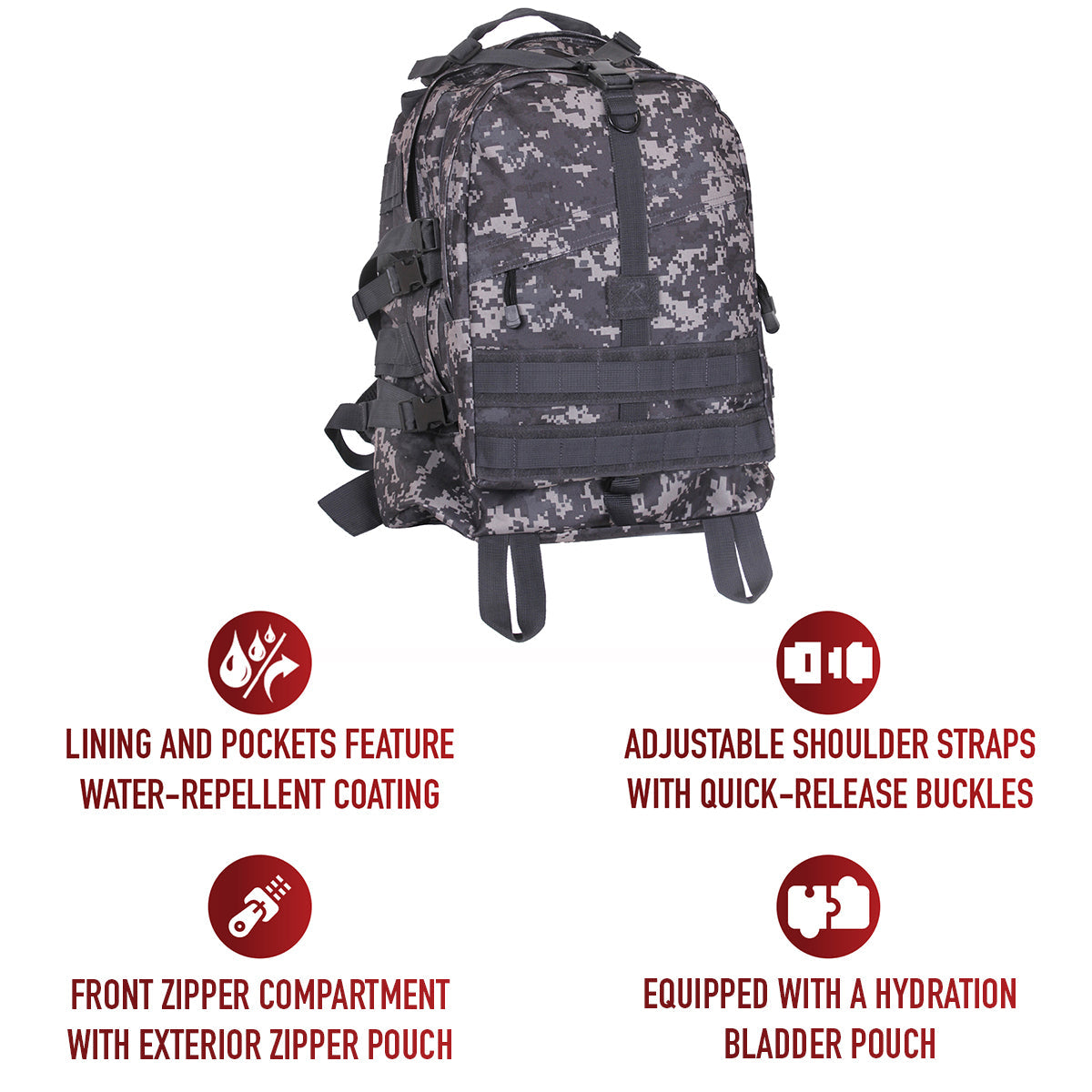Rothco Large Camo Transport Pack LARSON TACTICAL SUPPLY