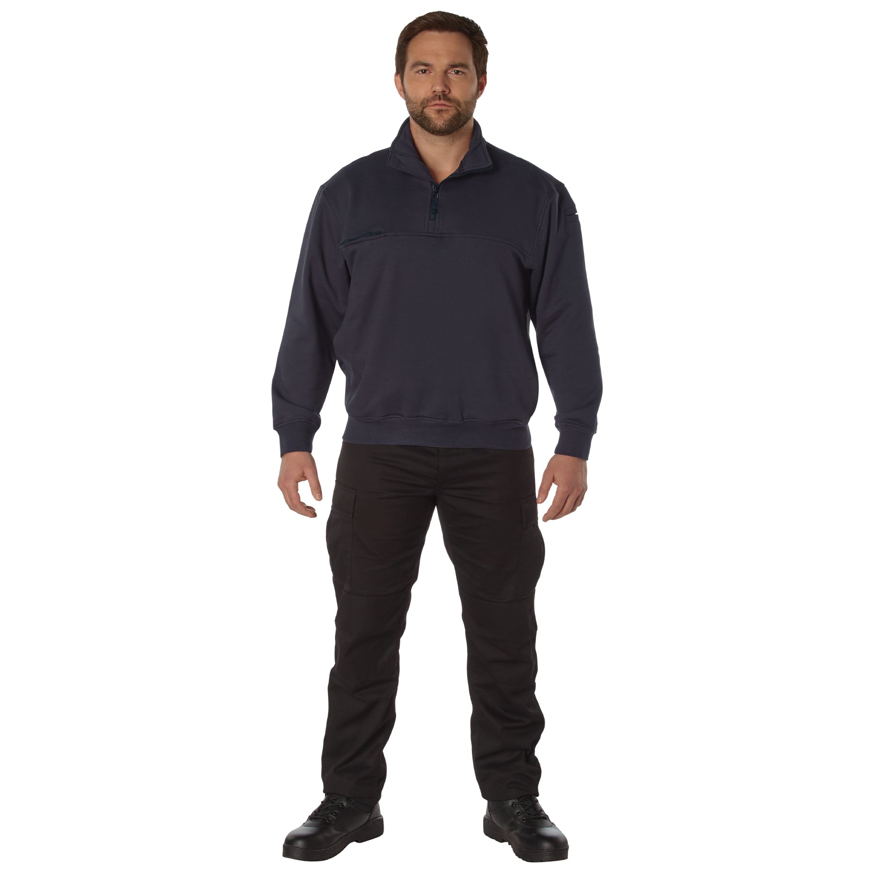 Rothco Firefighter / EMS Quarter Zip Job Shirt LARSON TACTICAL SUPPLY
