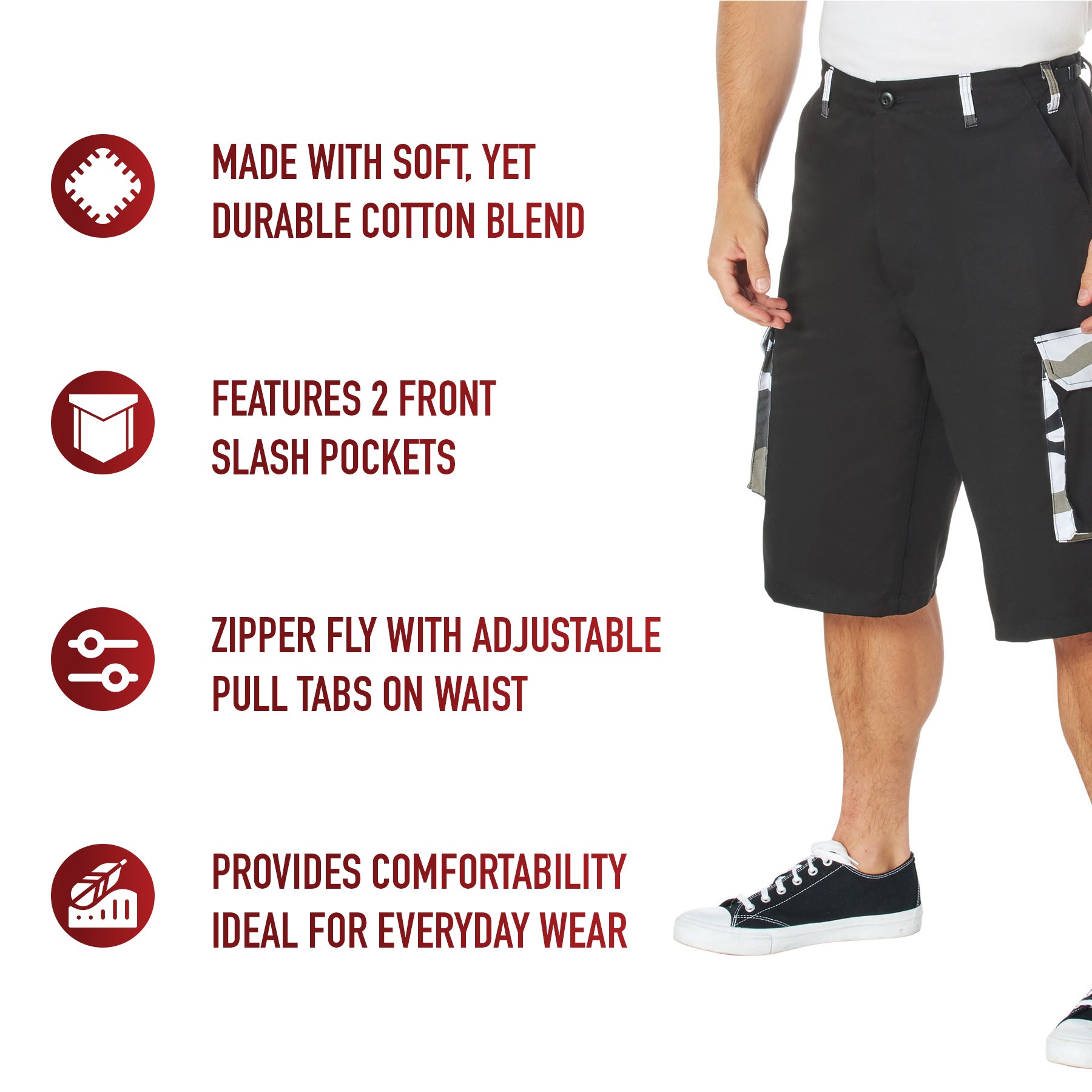 Rothco Camo Accent Shorts LARSON TACTICAL SUPPLY